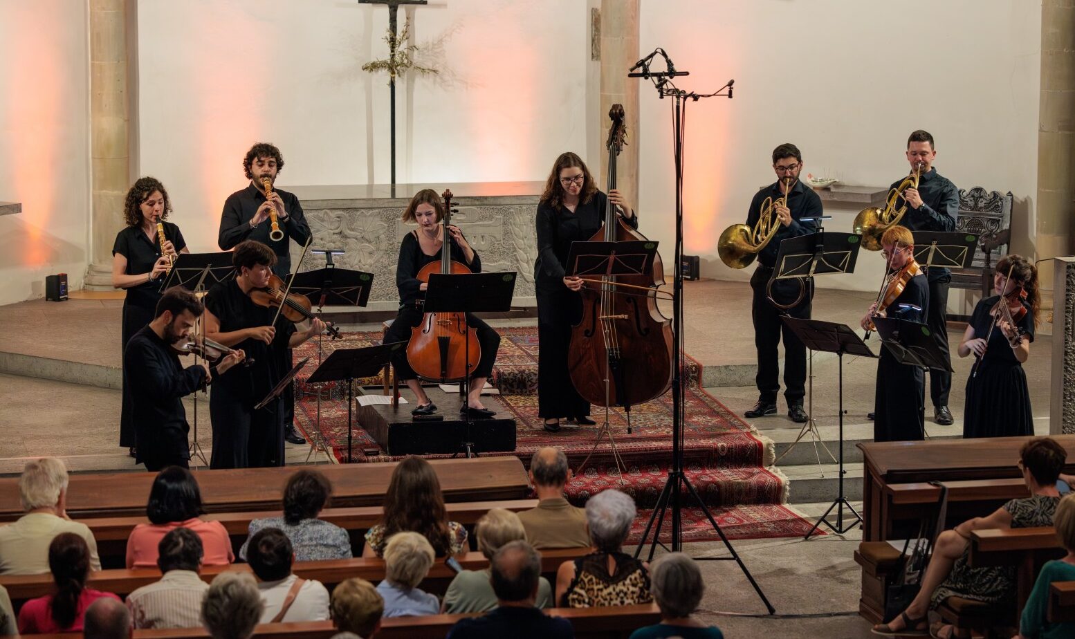 Theresia in Geneva 2026 — chamber formation at Église St-Germain